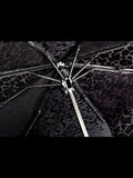 Fulton leopard print folding umbrella 94cm, imported from the UK