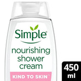 Simple Cream Nourishing Shower Gel 450ml GOODS Superdrug   