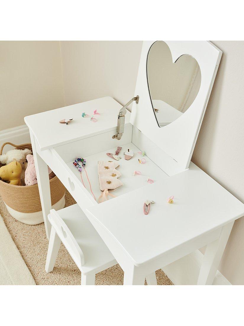 Great Little Trading Co Sweetheart dressing table and stool set, UK version