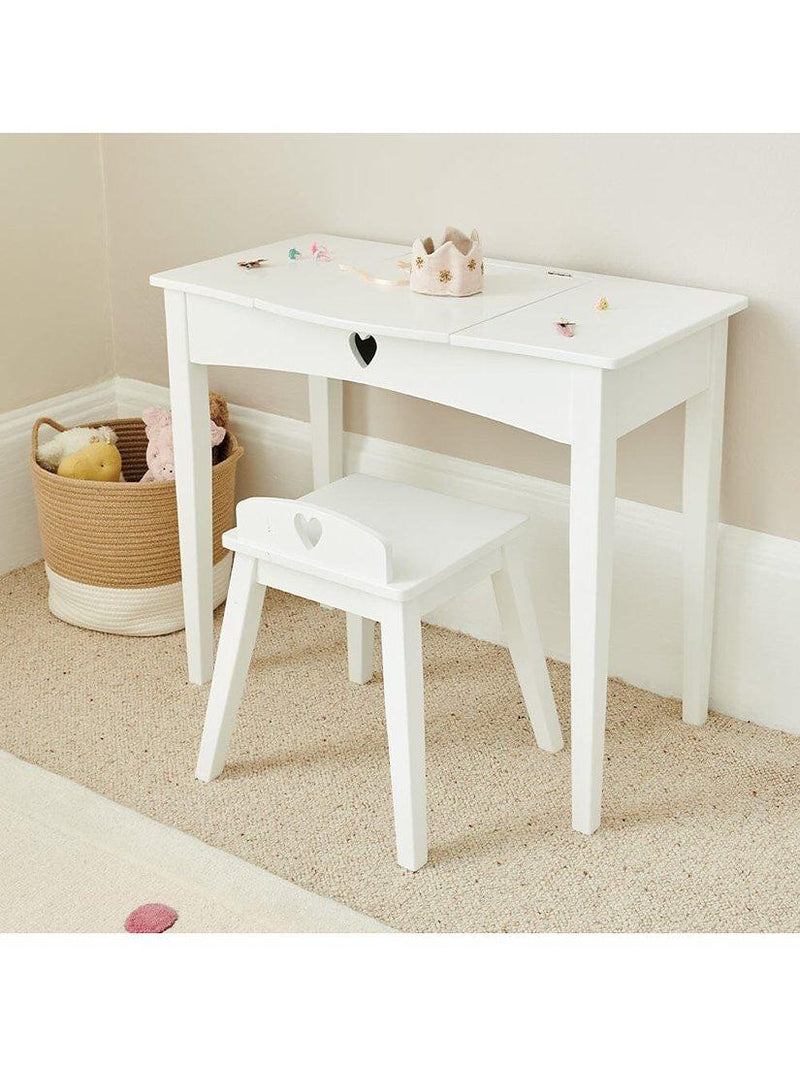 Great Little Trading Co Sweetheart dressing table and stool set, UK version