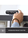 Logitech Brio 500 Full HD 1080p webcam with privacy shutter - British product