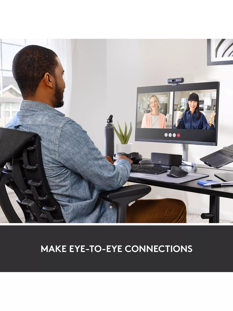 Logitech Brio 500 Full HD 1080p webcam with privacy shutter - British product