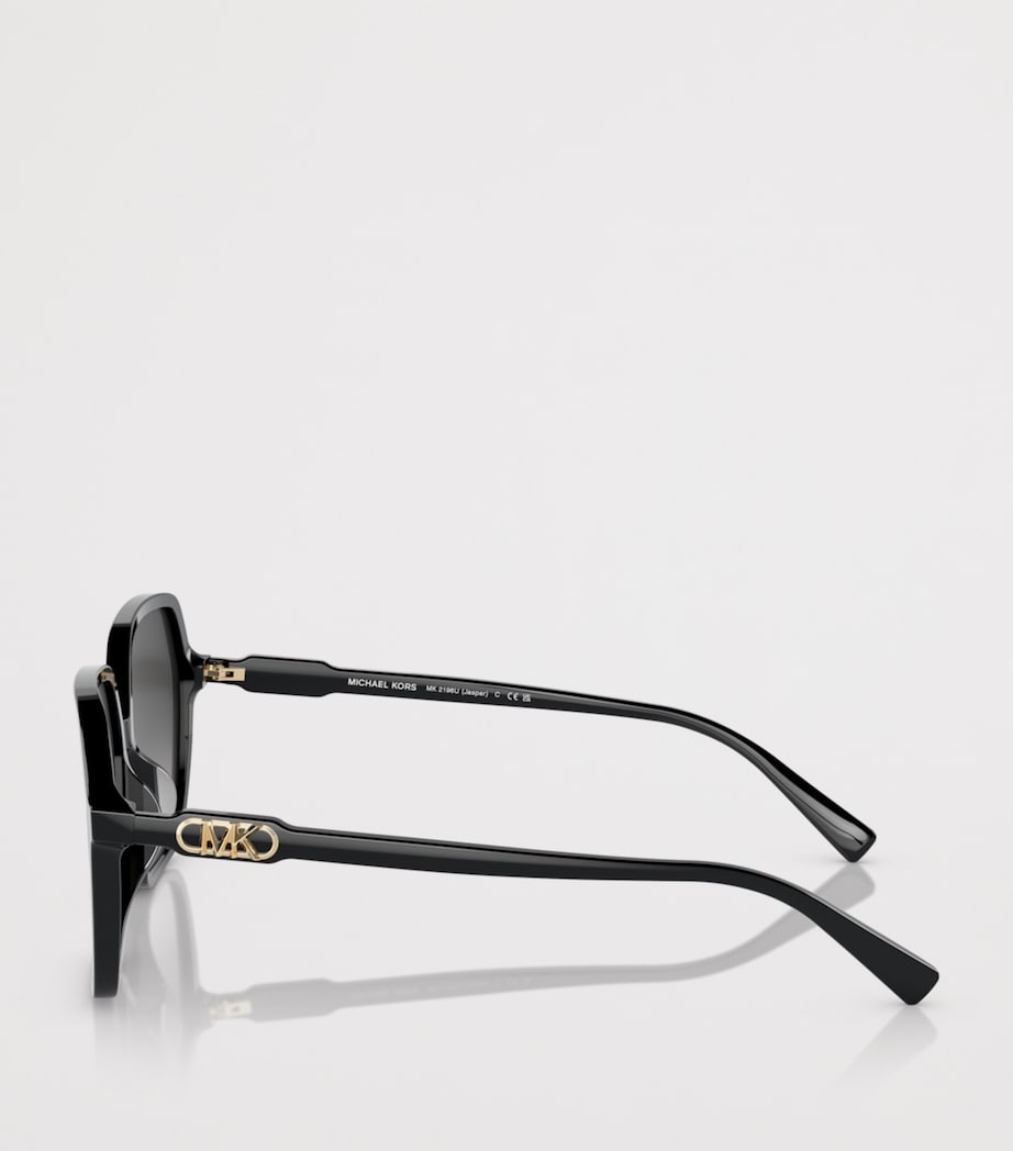 Michael Kors Jasper Sonnenbrille im Quadrat-Stil, britische Version