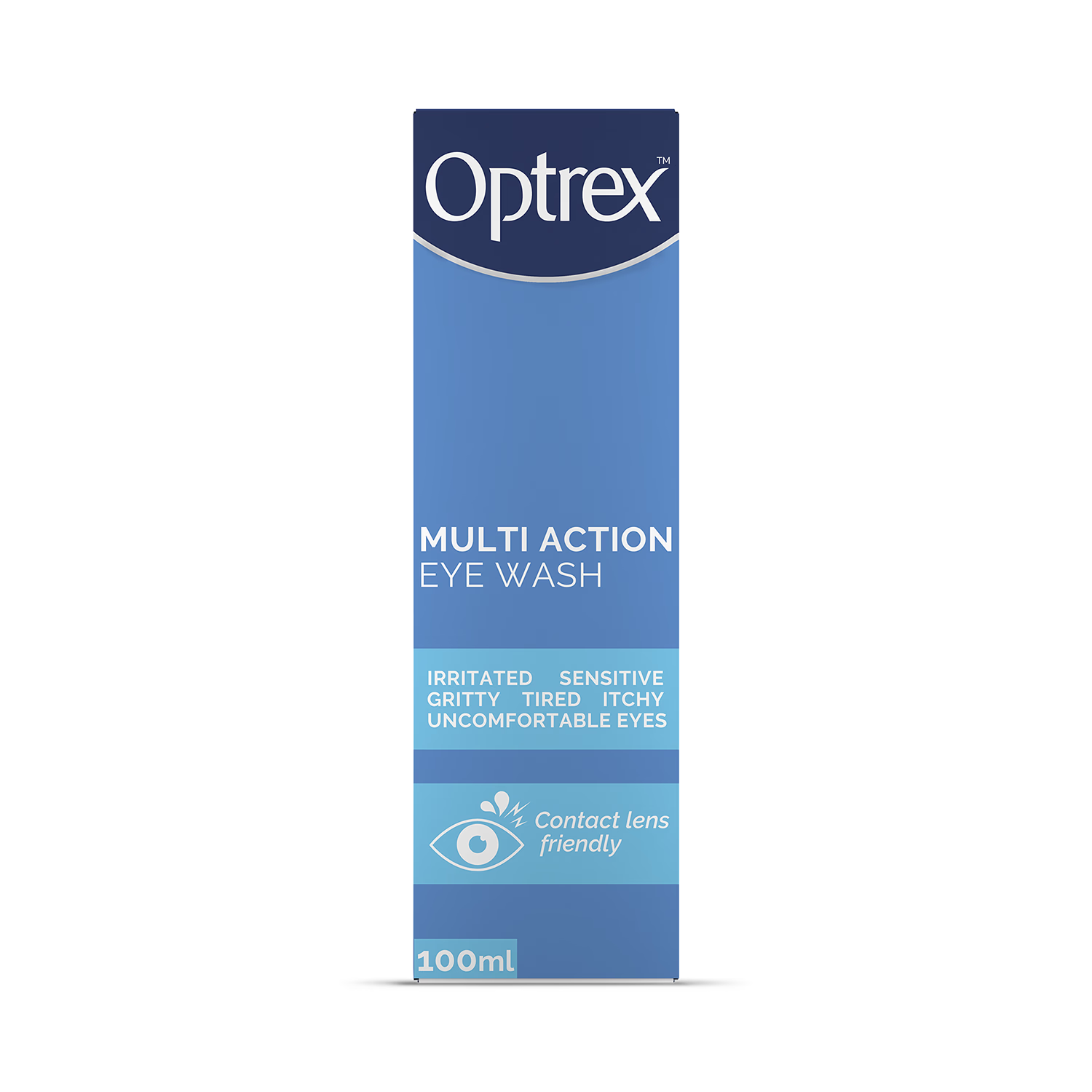 Optrex Multi Action Eye Wash with Flexiseal Eye Bath (British brand)