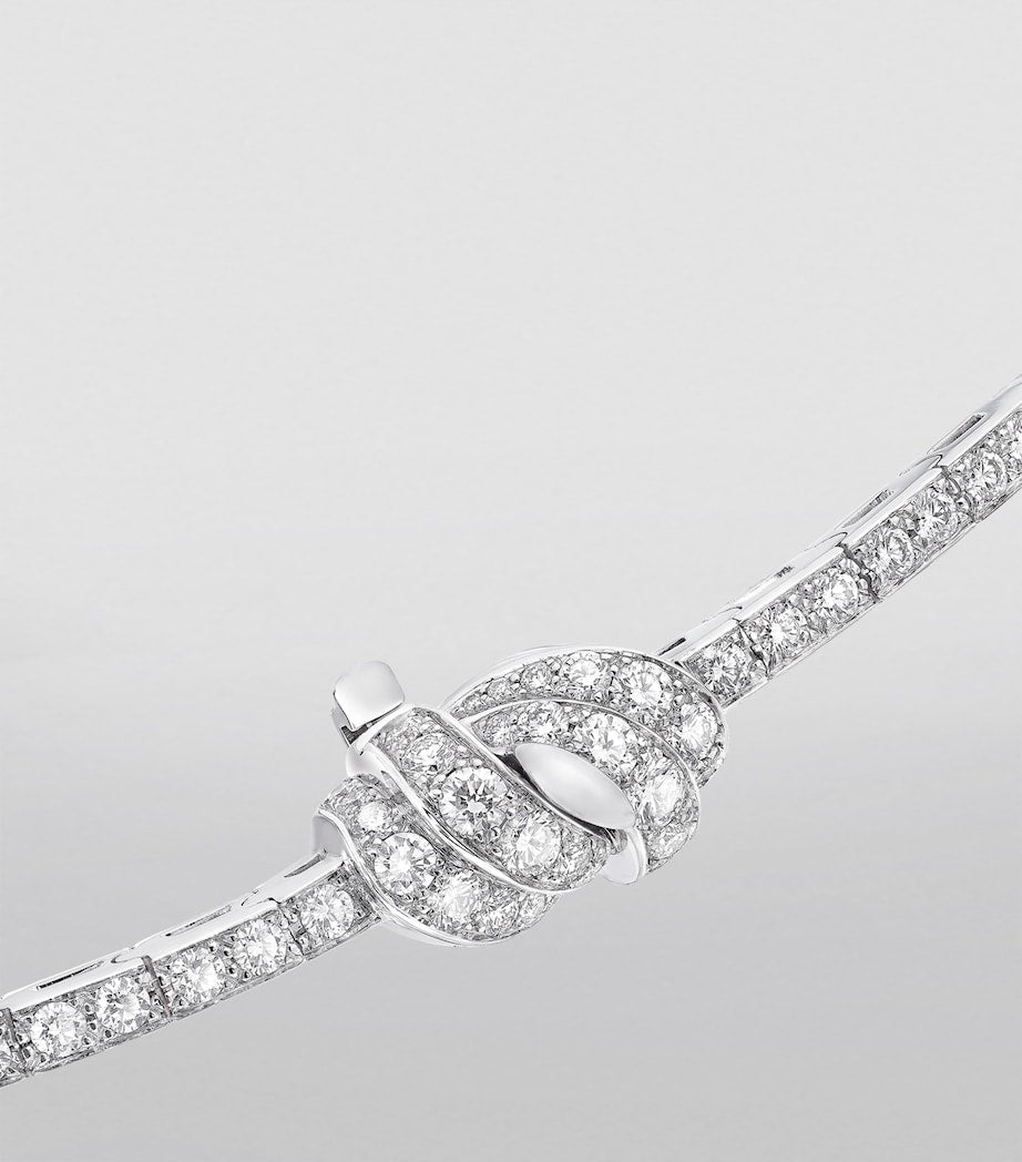 Graff Tilda's Bow pendant necklace, imported from the UK