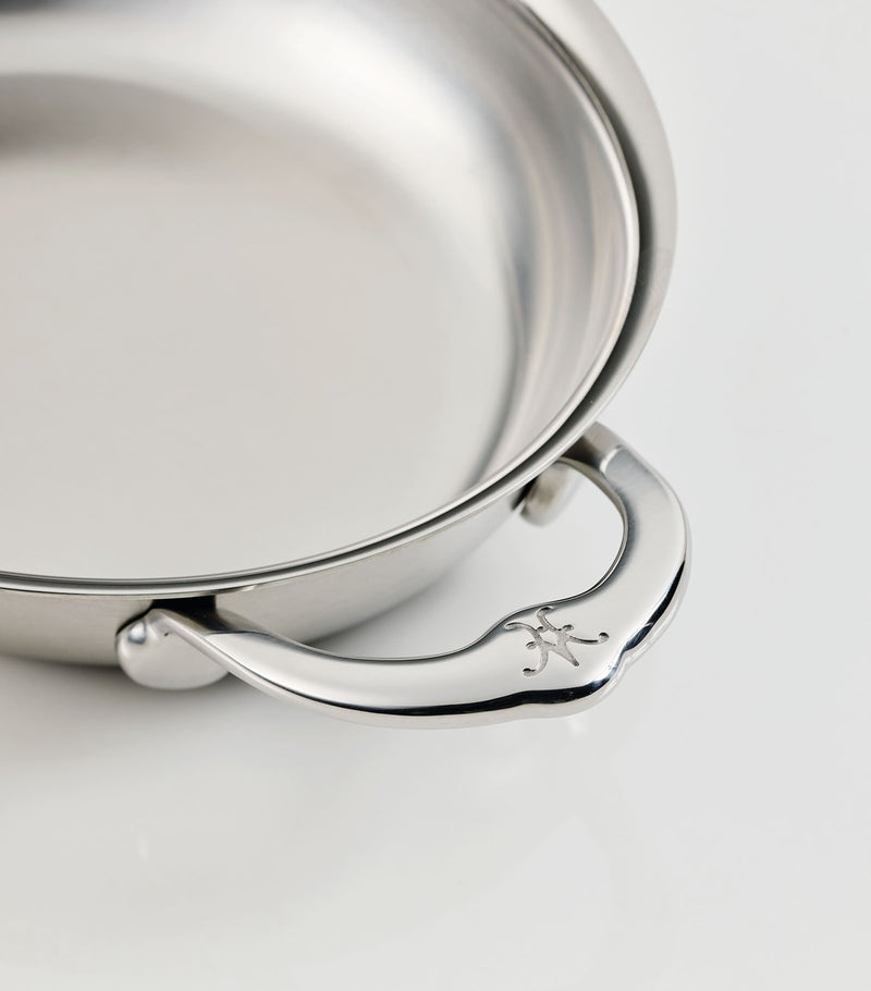 Hestan stainless steel oval au gratin dish set of 2, UK version