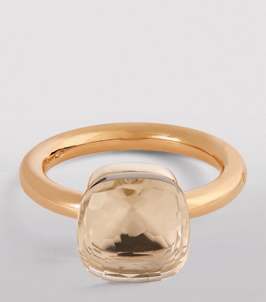 Pomellato Nudo Classic white topaz ring, imported from the UK