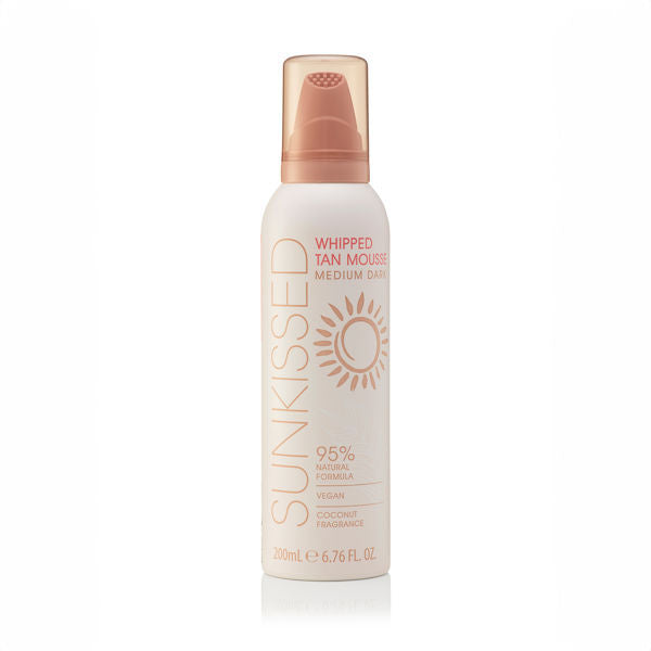 Sunkissed whipped tanning mousse medium dark 200ml (British brand)