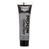 Moon Creations grey face paint for body art, imported from the UK