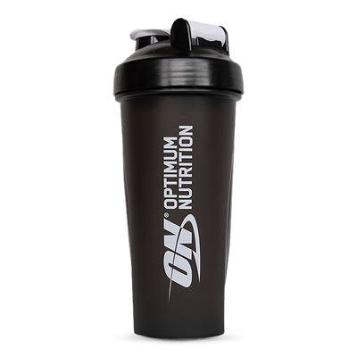 Optimum Nutrition Shaker Jet-Black Gym Flasche 600ml