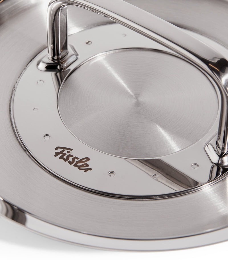 Stainless Steel Saucepan Without Lid, 21.5cm Diameter, Induction Compatible