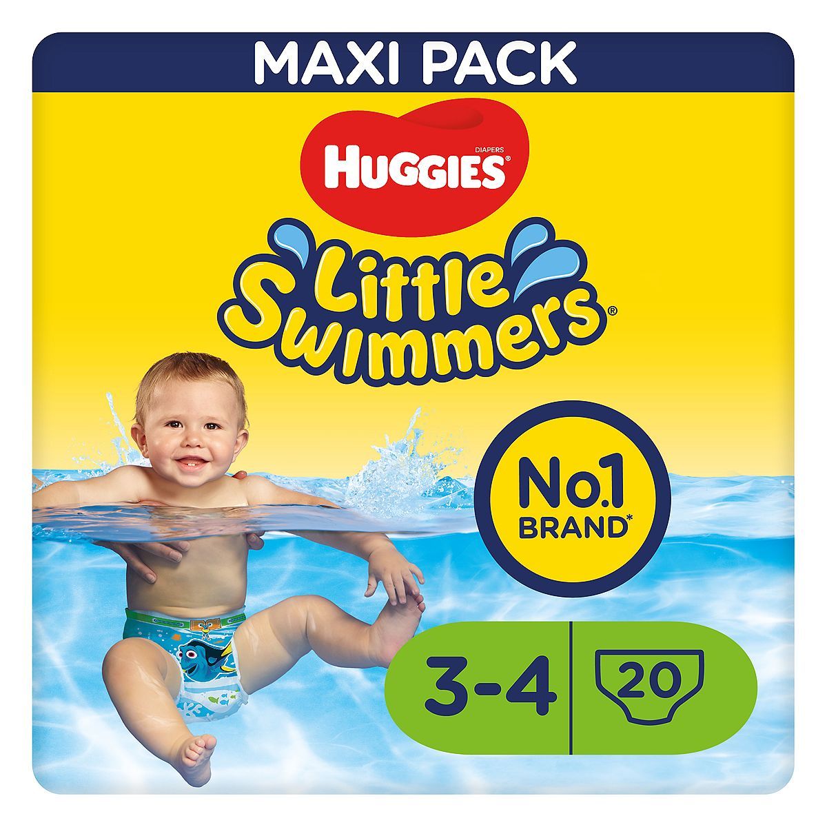 Huggies Little Swimmers Swim Pants Size 3-4 7kg-15kg, 15lb-34lb 20 Pants Baby Accessories & Cleaning Boots   