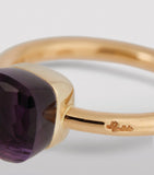Pomellato Nudo Petit ring amethyst rose and white gold, imported from the UK