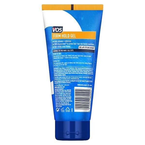 VO5 Firm hold Styling Gel 200ml