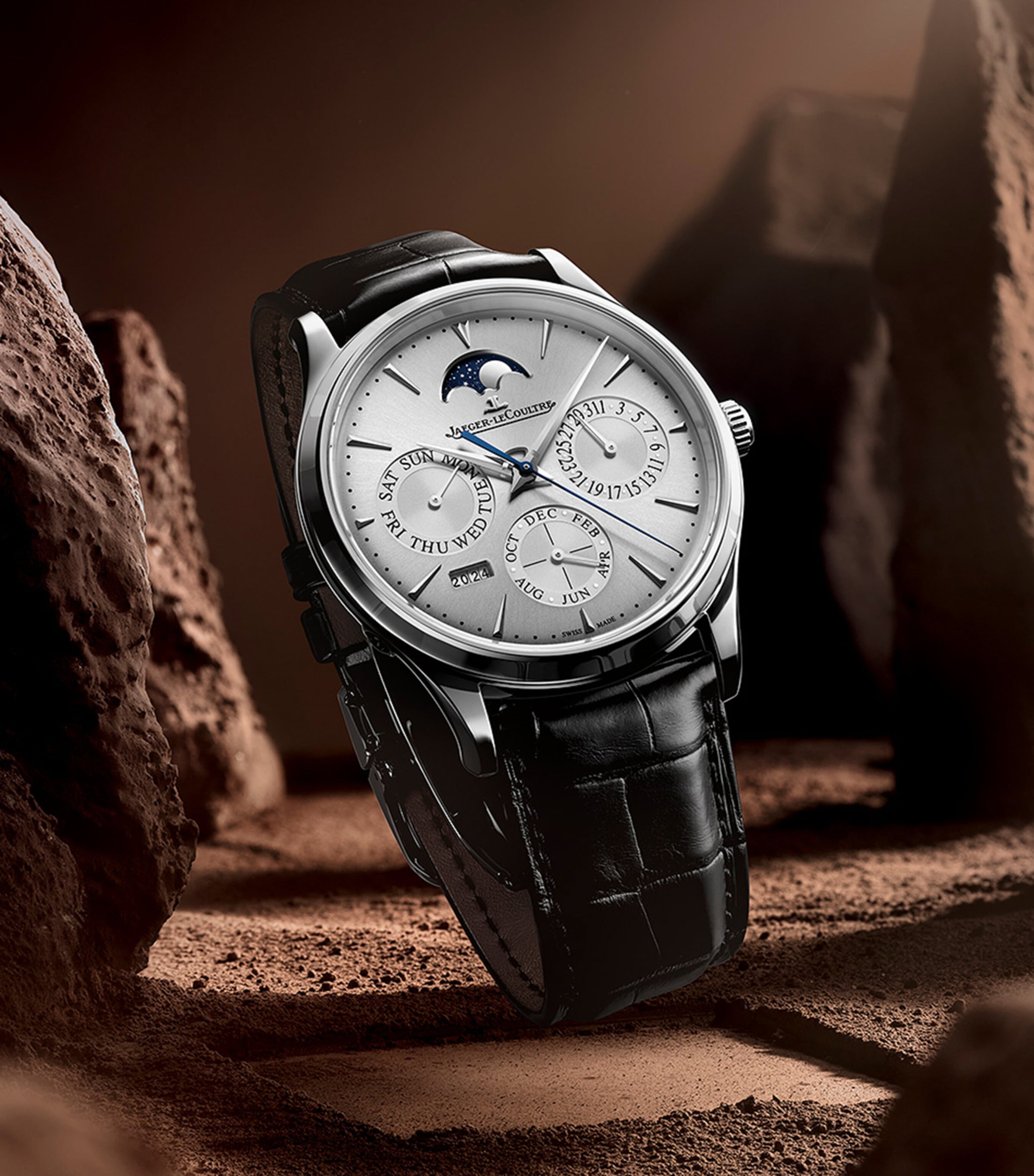 Jaeger-LeCoultre Ultra Thin perpetual calendar watch 39mm stainless steel, UK version