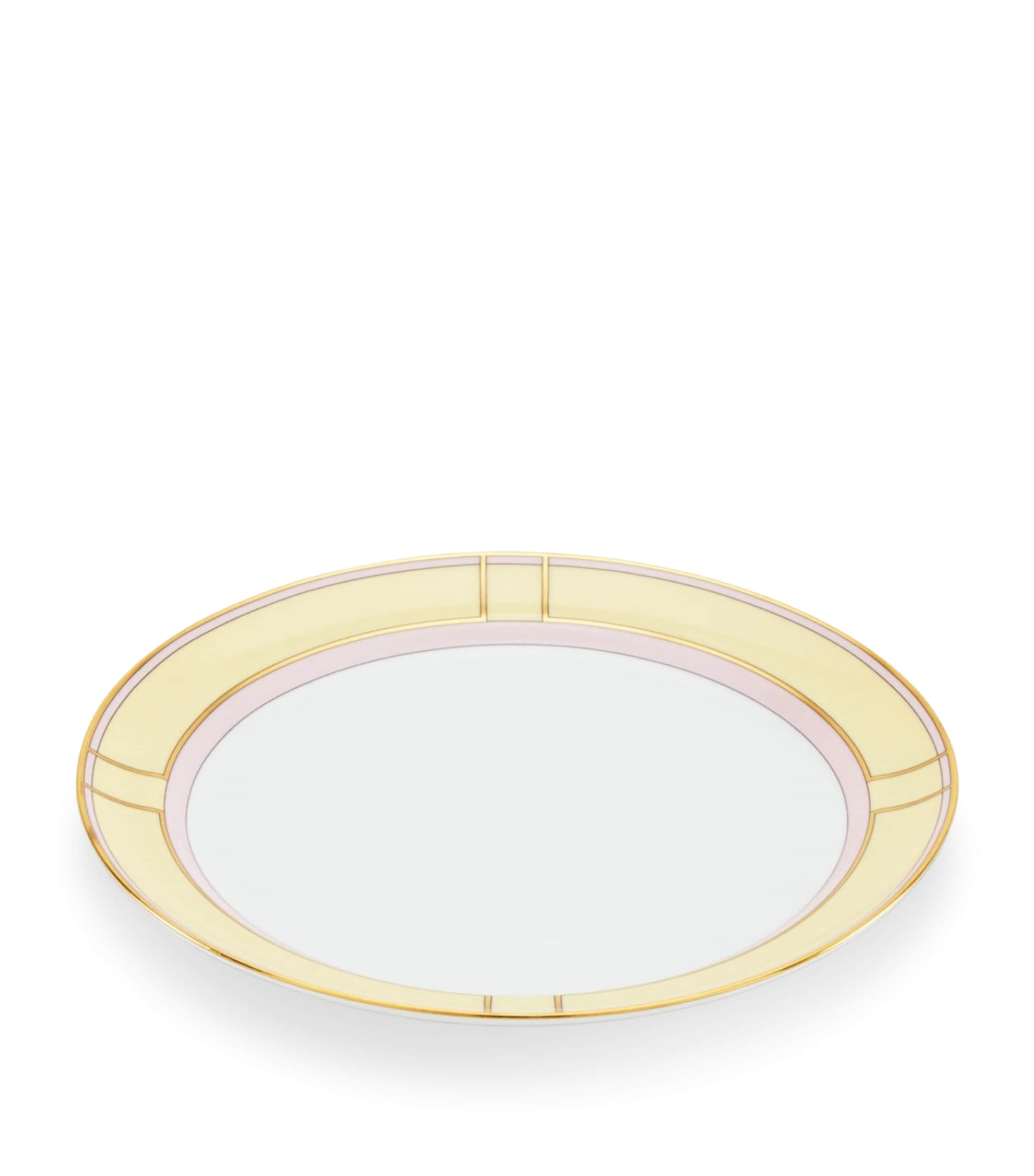 GINORI 1735 Porcelain Dinner Plate Giallo 27cm, UK version