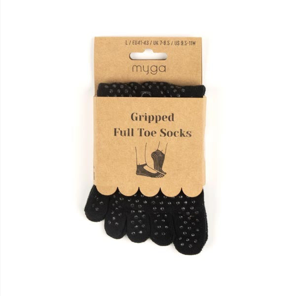 Myga Yoga Toe Socks - Large