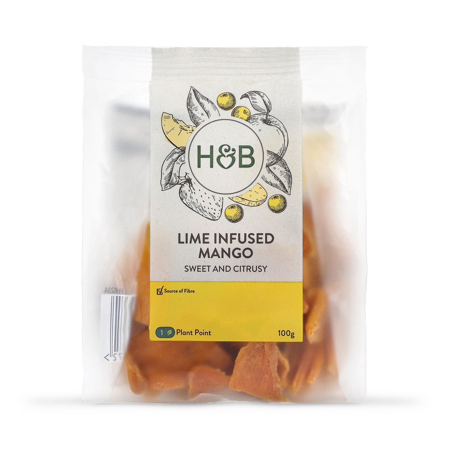 Holland & Barrett lime infused mango slices 100g, UK version