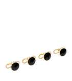 TOM FORD yellow gold and onyx cufflinks - British product