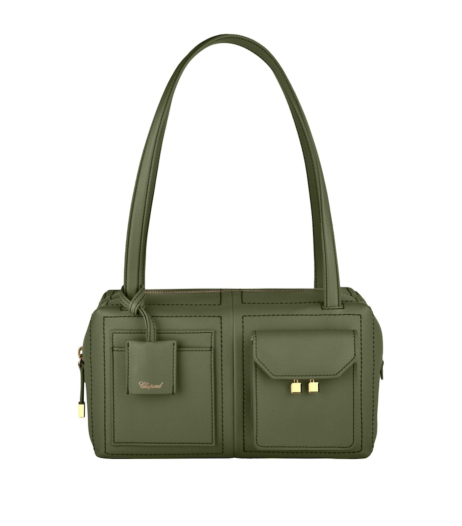 Chopard Ice Cube calfskin shoulder bag, imported from the UK