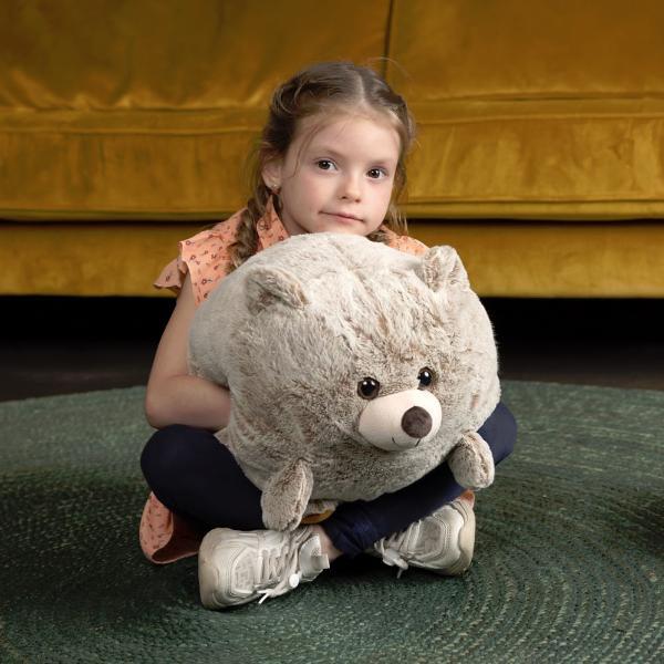 Cozy Noxxiez teddy bear hand warmer cushion 35cm, imported from the UK
