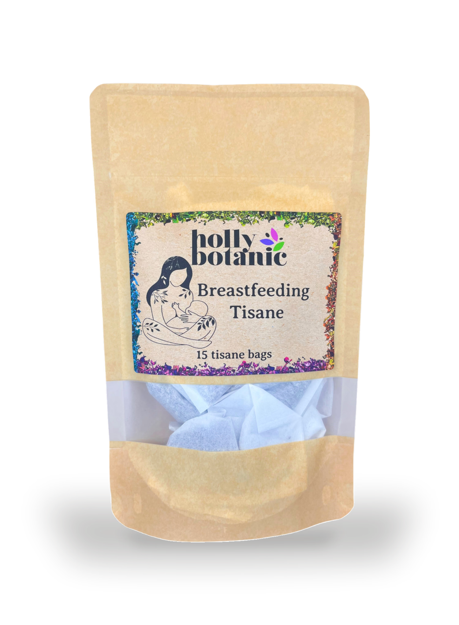 Holly Botanic breastfeeding tisane tea bags 15 count, UK version