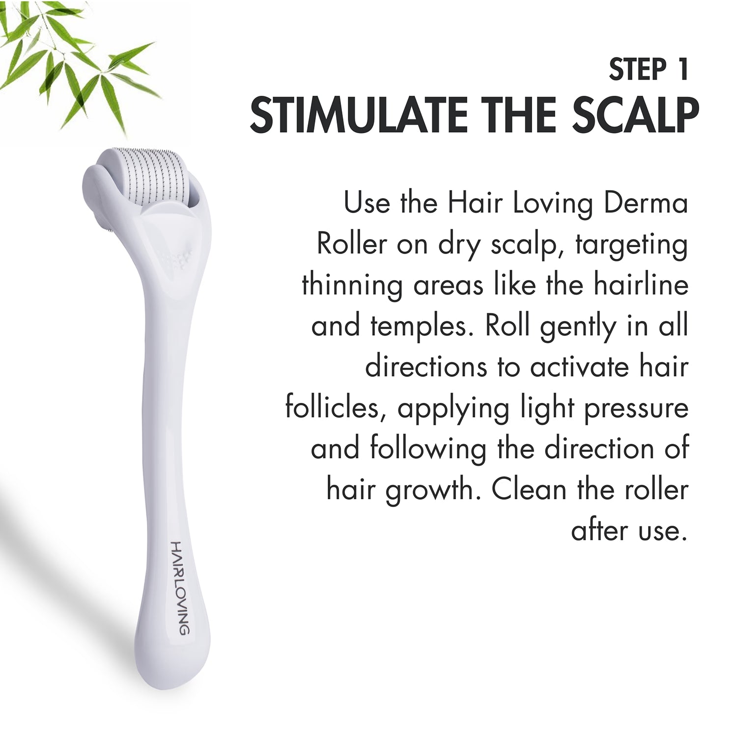 Natural Life hair regrowth bundle with oil and derma roller, UK version