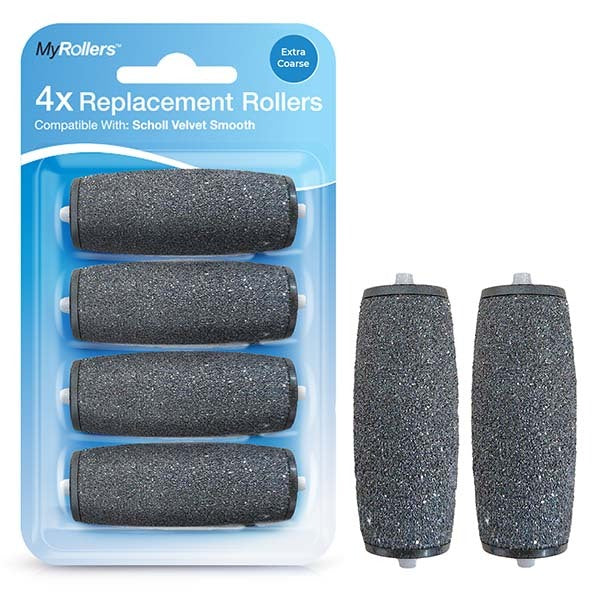 My Rollers extra coarse diamond foot file refill rollers (British brand)