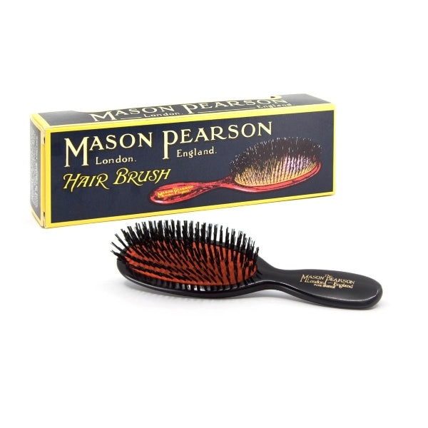 Mason Pearson pocket boar bristle hairbrush black, UK version
