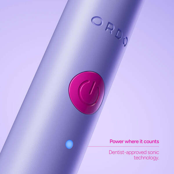 Ordo Sonic Edge rechargeable toothbrush Fiji Fuchsia, imported from the UK
