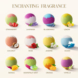 Livingandhome 12 bath bomb gift set (British brand)