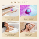 Livingandhome 12 bath bomb gift set (British brand)
