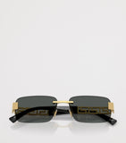 Versace metal rectangular sunglasses, UK version