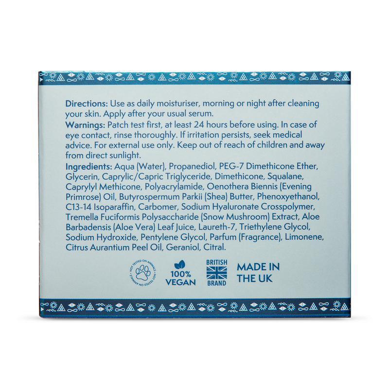 Nature Spell hydrating water cream with Hyaluronic Acid 100ml - British product