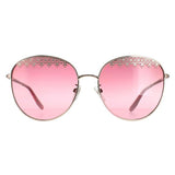 Chopard SCHF75S gold gradient round sunglasses (British brand)