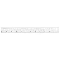 Sainsbury's Home Clear Ruler 30cm GOODS Sainsburys   