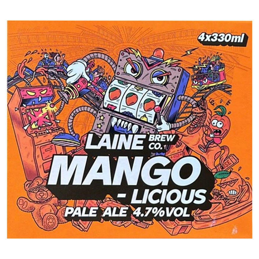 Laine Brew Co Mangolicious Pale Ale 4 x 330ml GOODS ASDA   