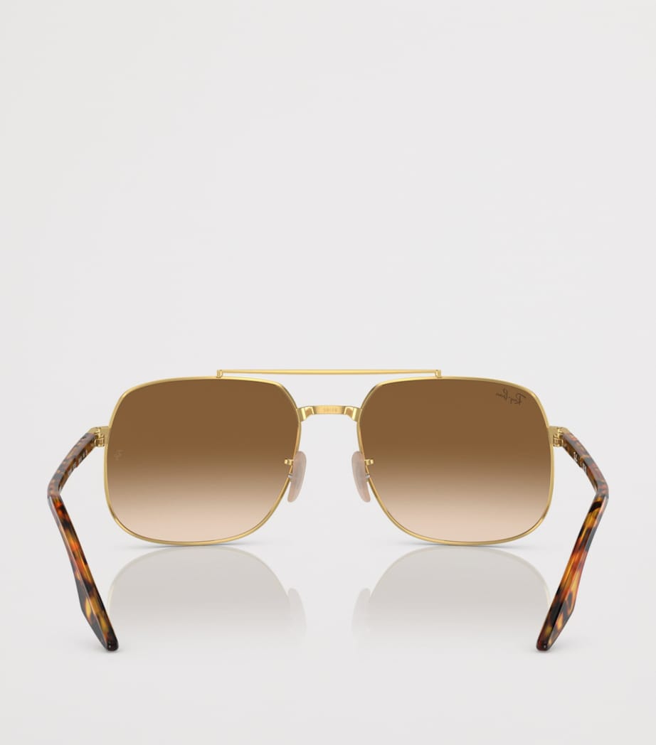 Ray-Ban gerundete Piloten-Sonnenbrille (britische Marke)