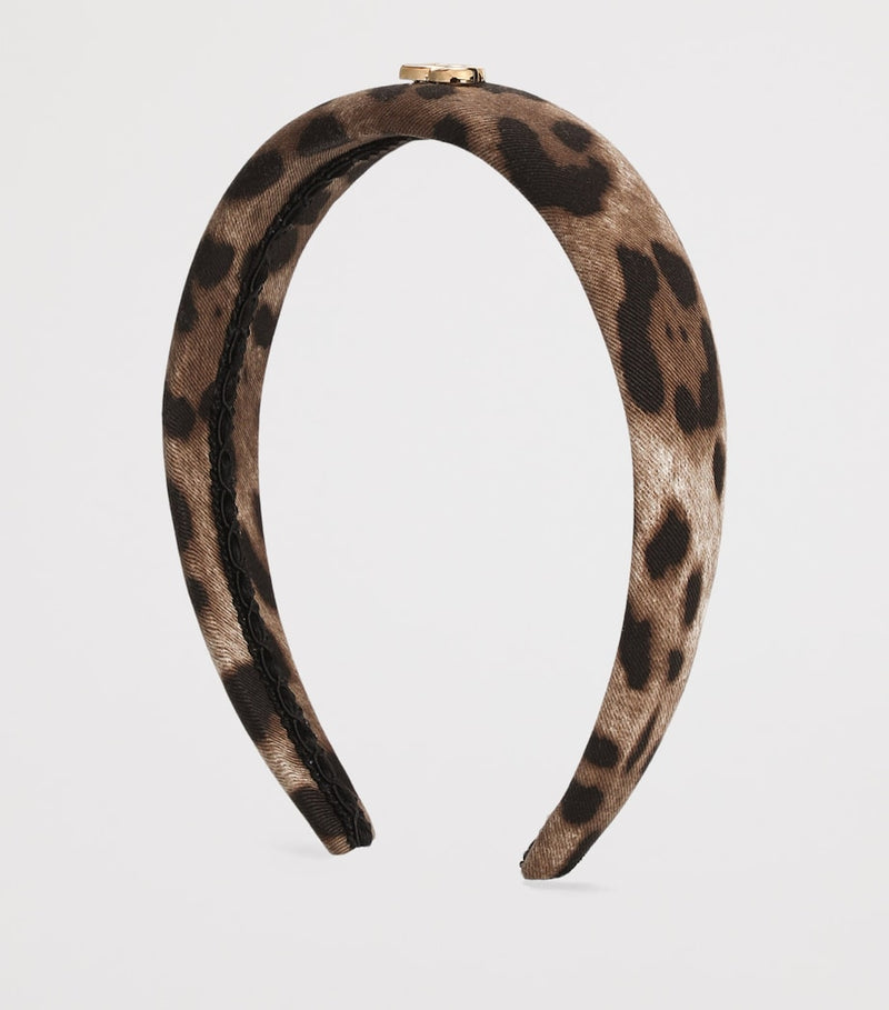 Dolce&Gabbana leopard print headband, imported from the UK