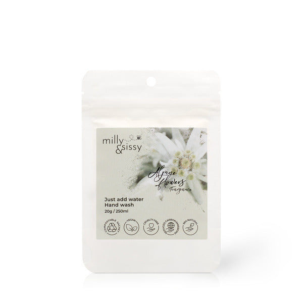 milly&sissy Zero waste Hand Wash Alpine Flowers 20G GOODS Superdrug   