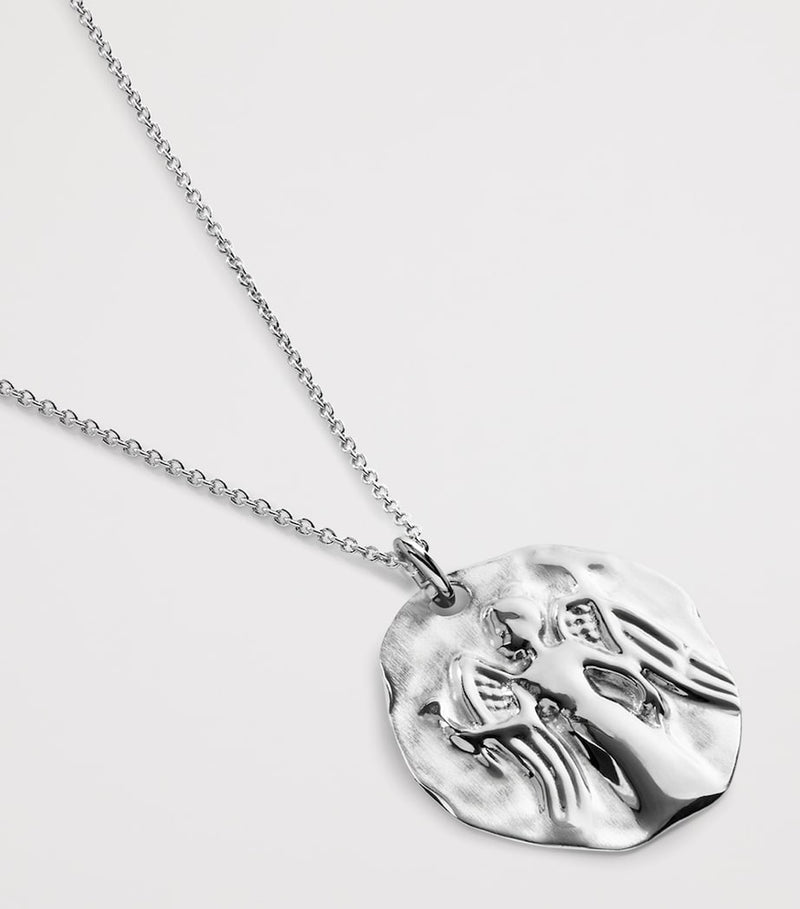 Monica Vinader sterling silver Virgo zodiac necklace, UK version