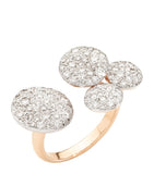Pomellato rose gold diamond Sabbia ring - British product