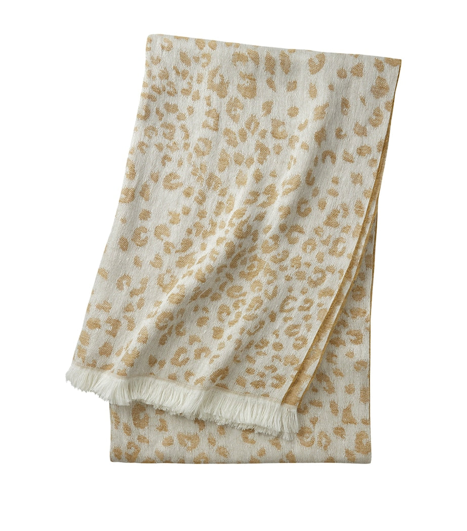 Yves Delorme Fauve linen throw 140x160cm, UK version