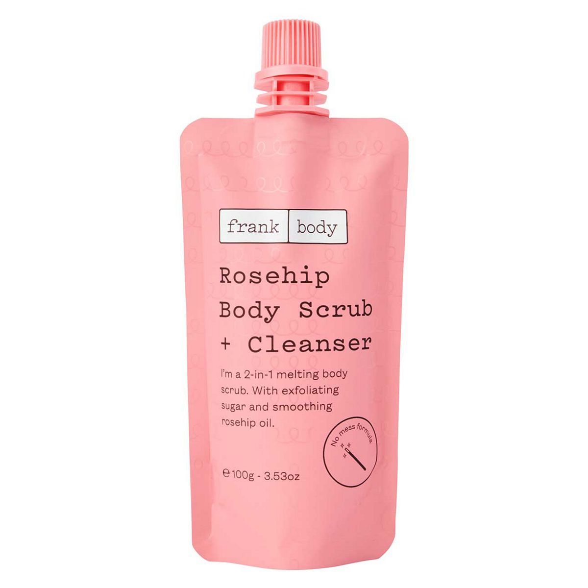 Frank Body Rosehip Body Scrub + Cleanser 100g GOODS Boots   