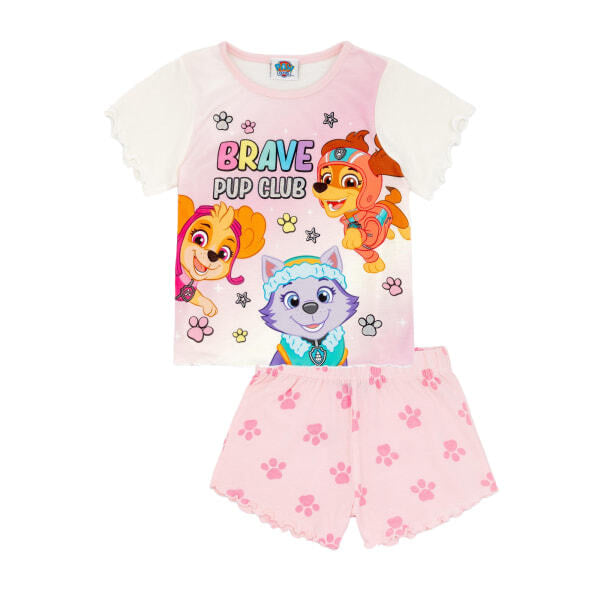 Paw Patrol Girls Short-Sleeved Pyjama Set (18-24 Months)