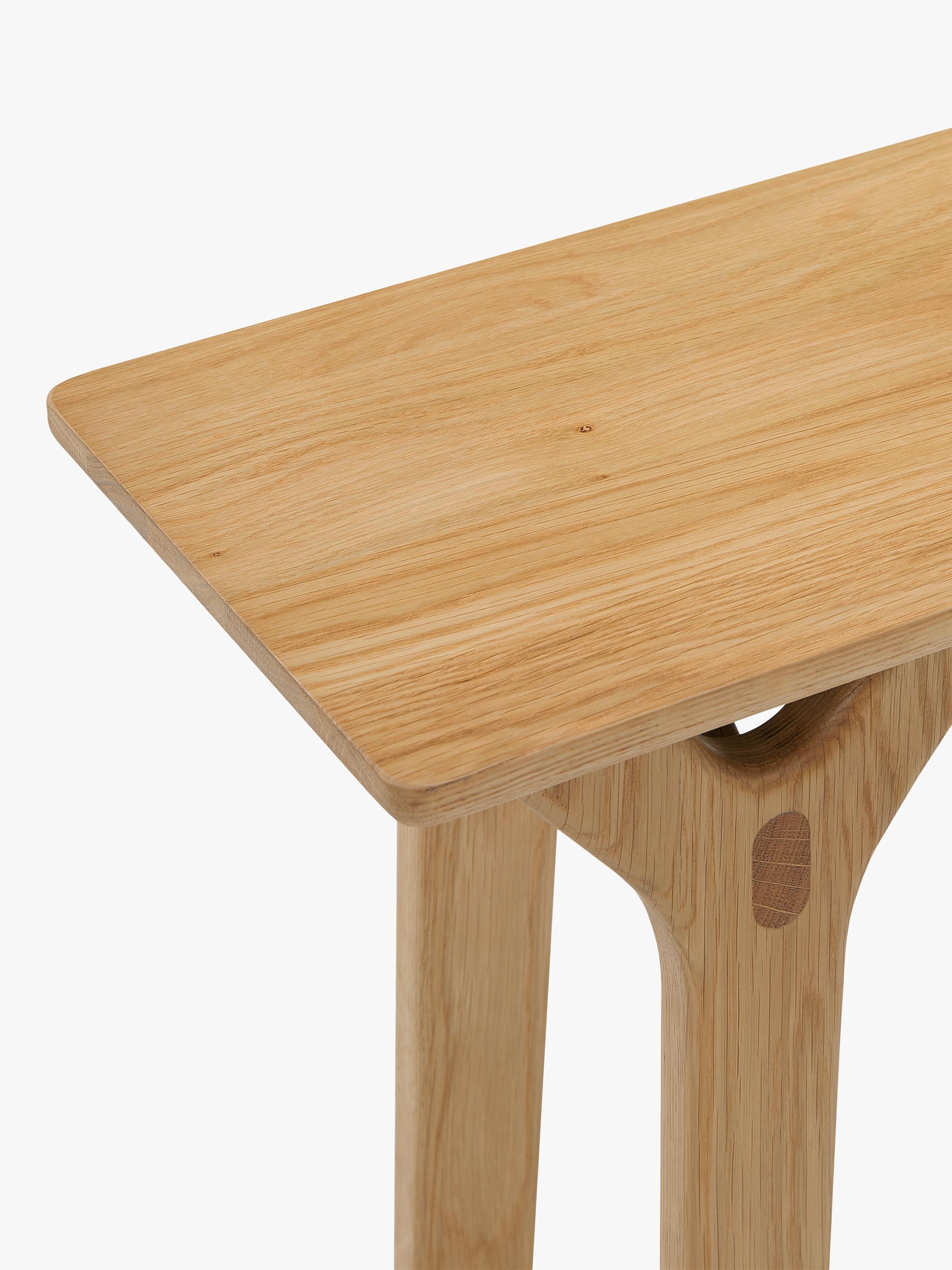 John Lewis oak console table 90cm wide, UK version