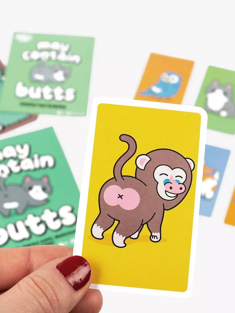 Professor Puzzle May Contain Butts card game, imported from the UK