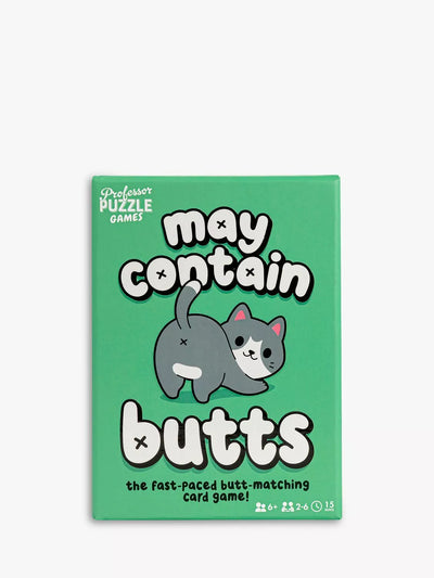 Jeu de cartes Professor Puzzle May Contain Butts John Lewis - Achetez en ligne chez McGrocer