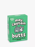 Professor Puzzle May Contain Butts card game, imported from the UK