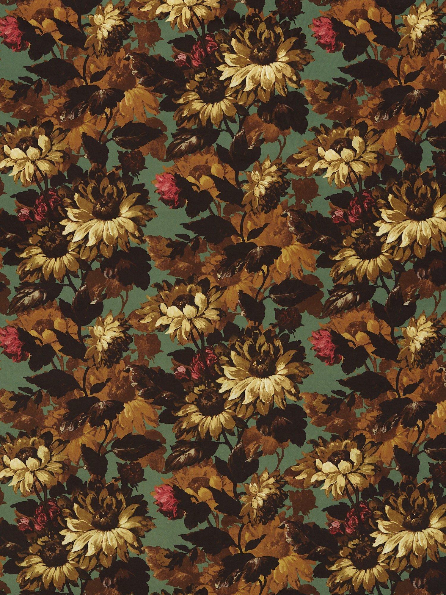 Clarke & Clarke Sunforest Velvet Furnishing Fabric, imported from the UK